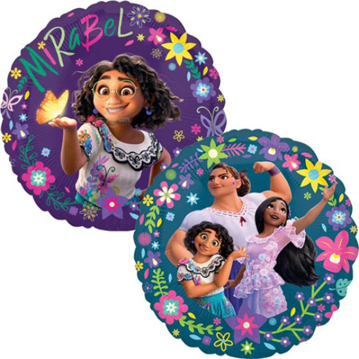 Casa Mgica Round Reversible Foil Balloon, Encanto Inspired, 18in