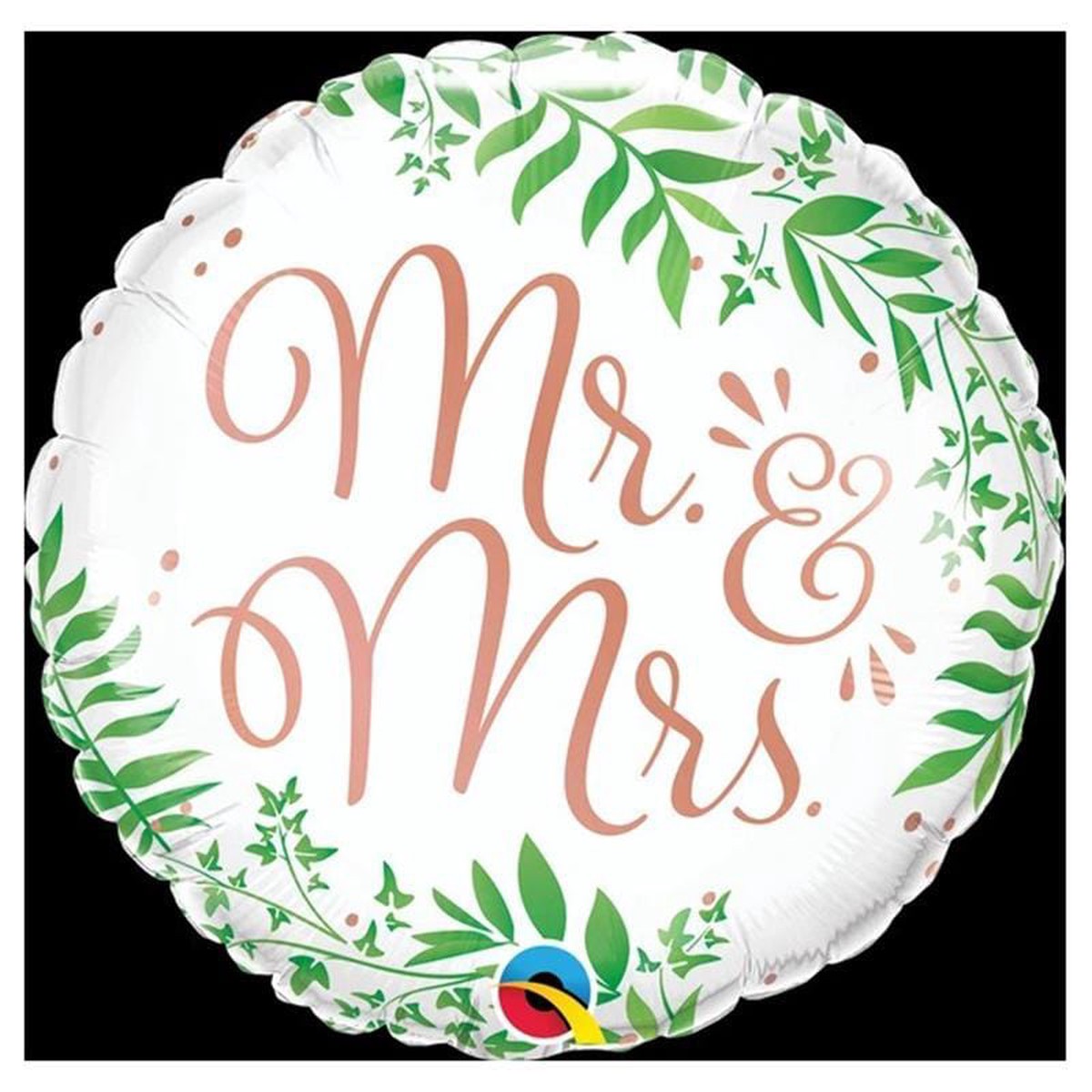 Mr. & Mrs. Greenery Wedding Balloon