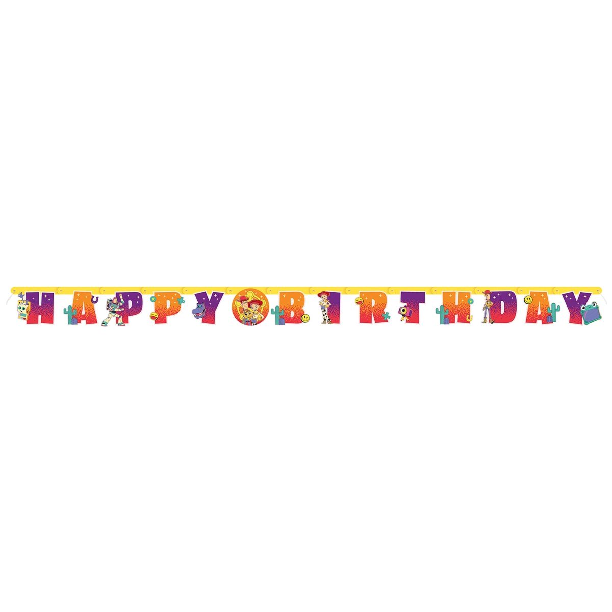 Toy Story "Happy Birthday" Paper Jointed Banner, 1 Count