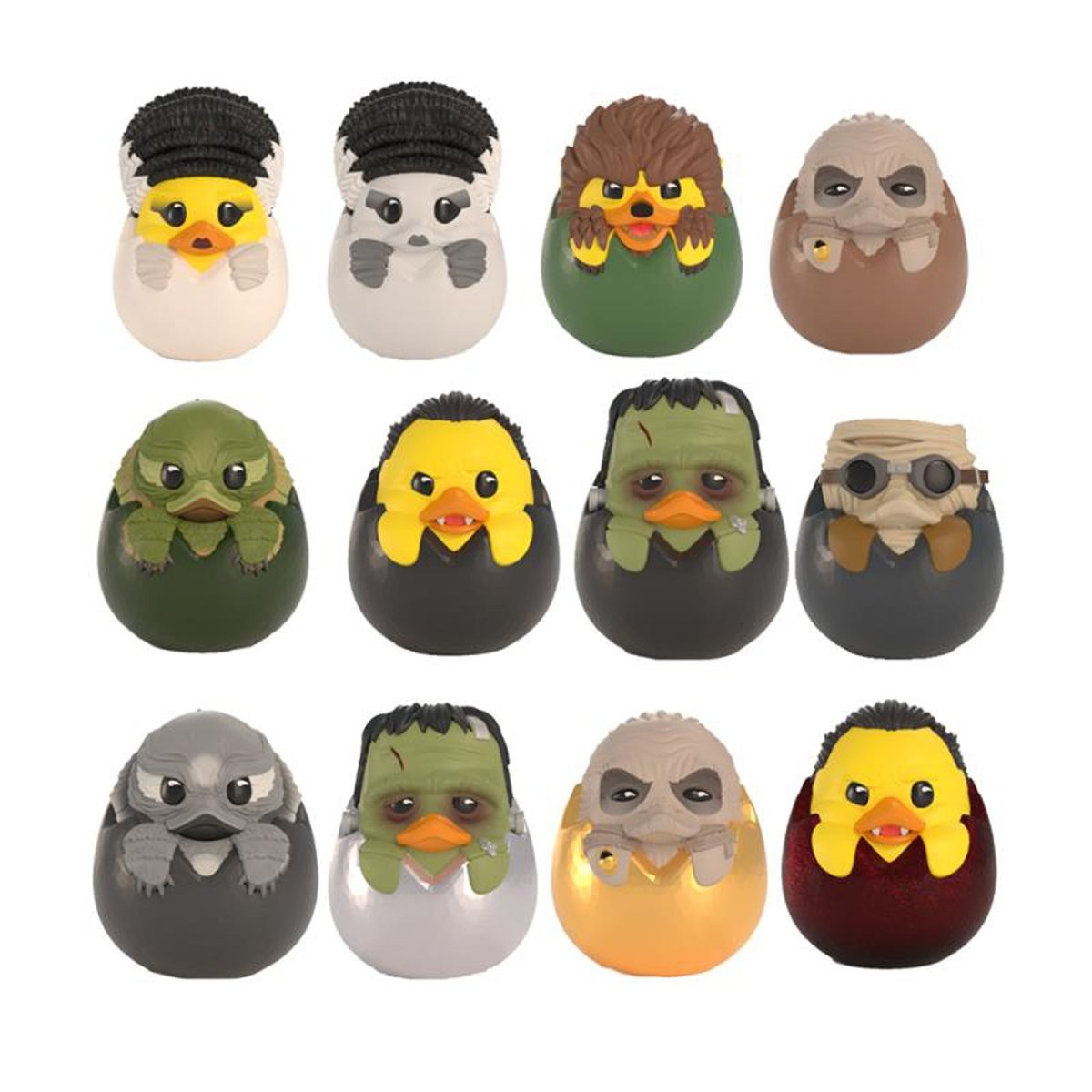 TUBBZ Universal Monsters Mystery Egg, Horror Movie Collectible, 2 Inches, Assortment, 1 Count
