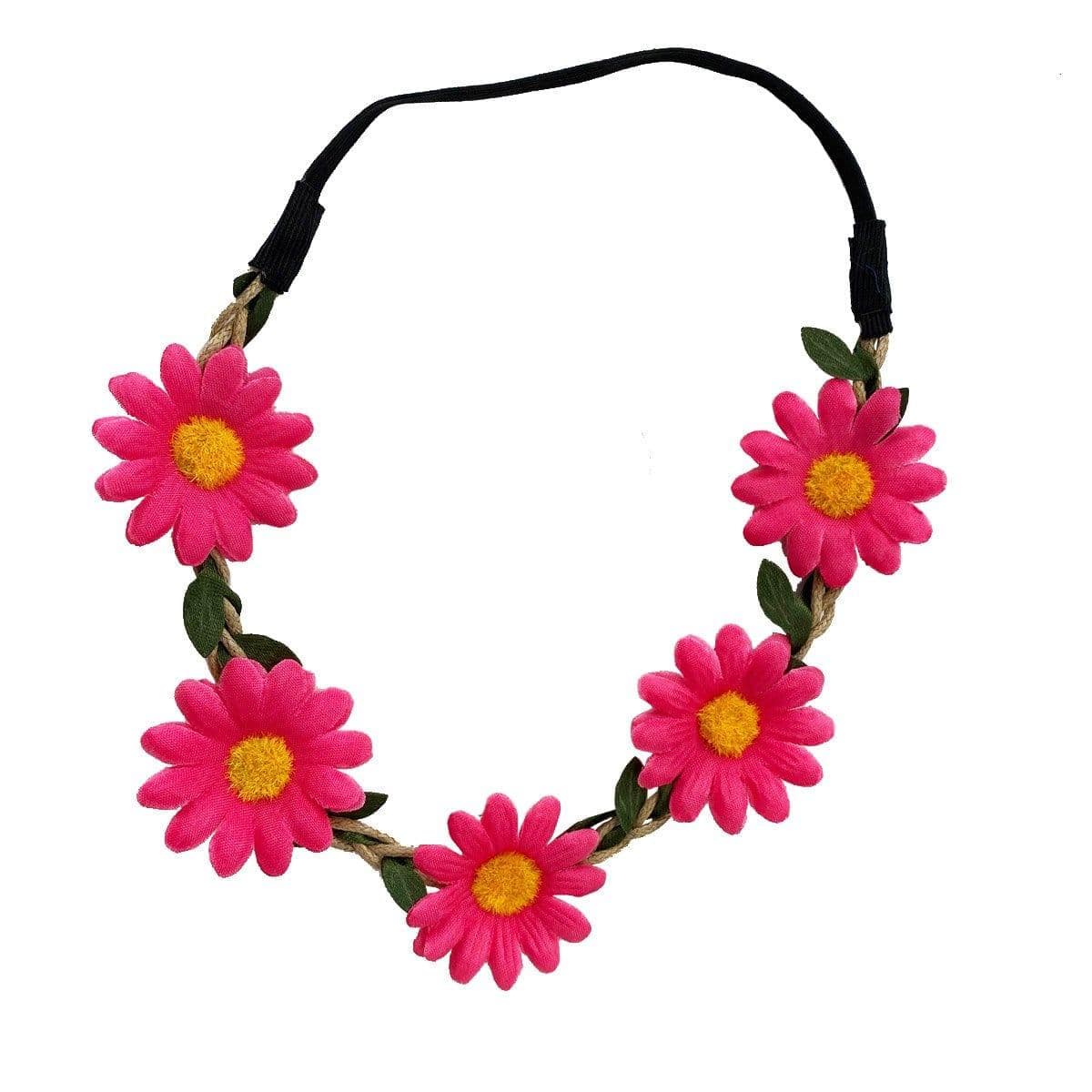 Fuchsia Flower Headband