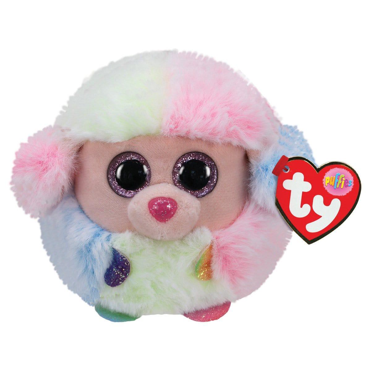 Puffies - Rainbow the Poodle Dog Plush