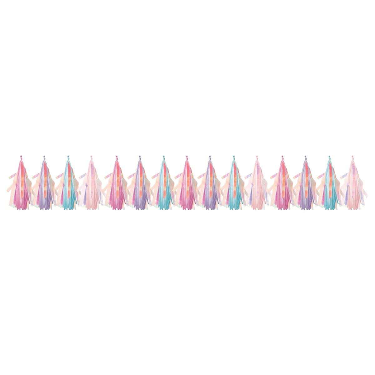 Iridescent Tassel Garland