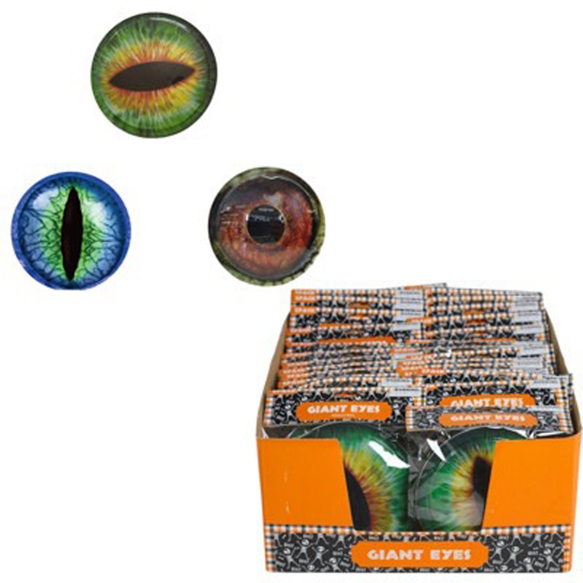 Creature Giant Eyes Decor, 5.9 Inches, Assortment, 2 Count