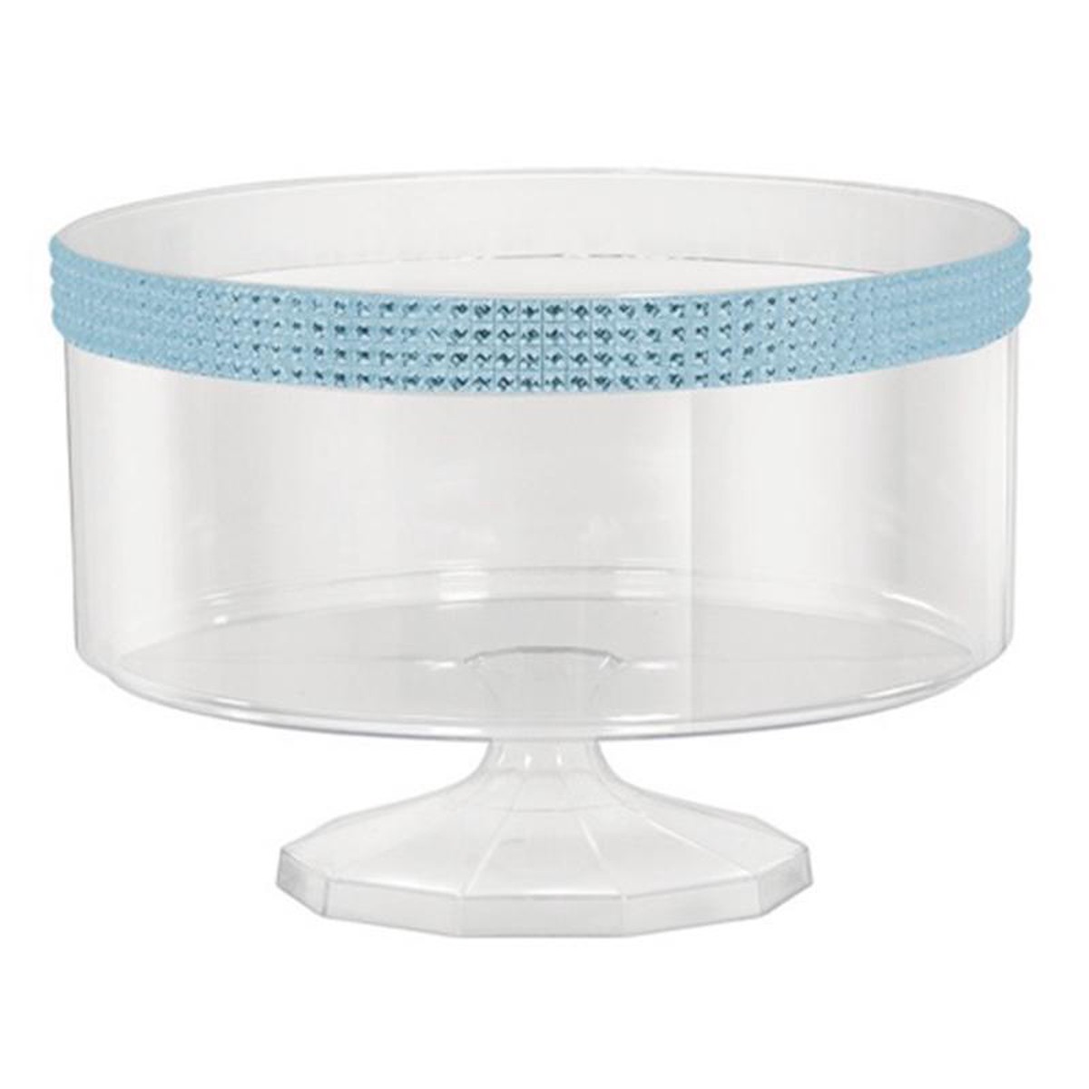 Trifle Container Medium With Gems - Blue