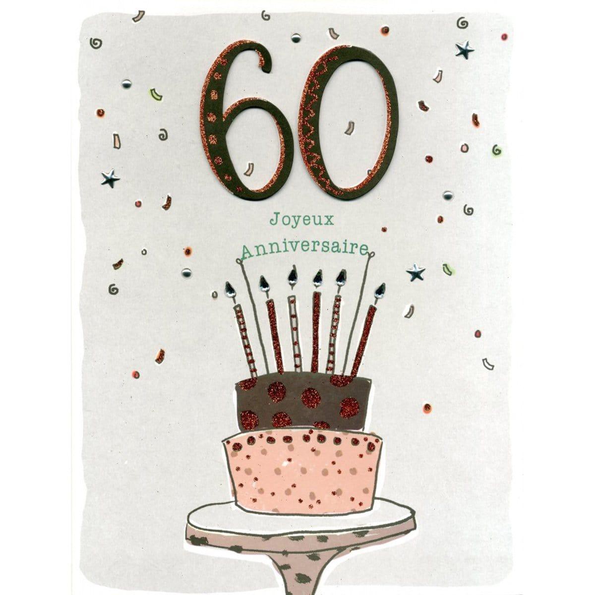 Gigantic Card - 60 Ans Cake