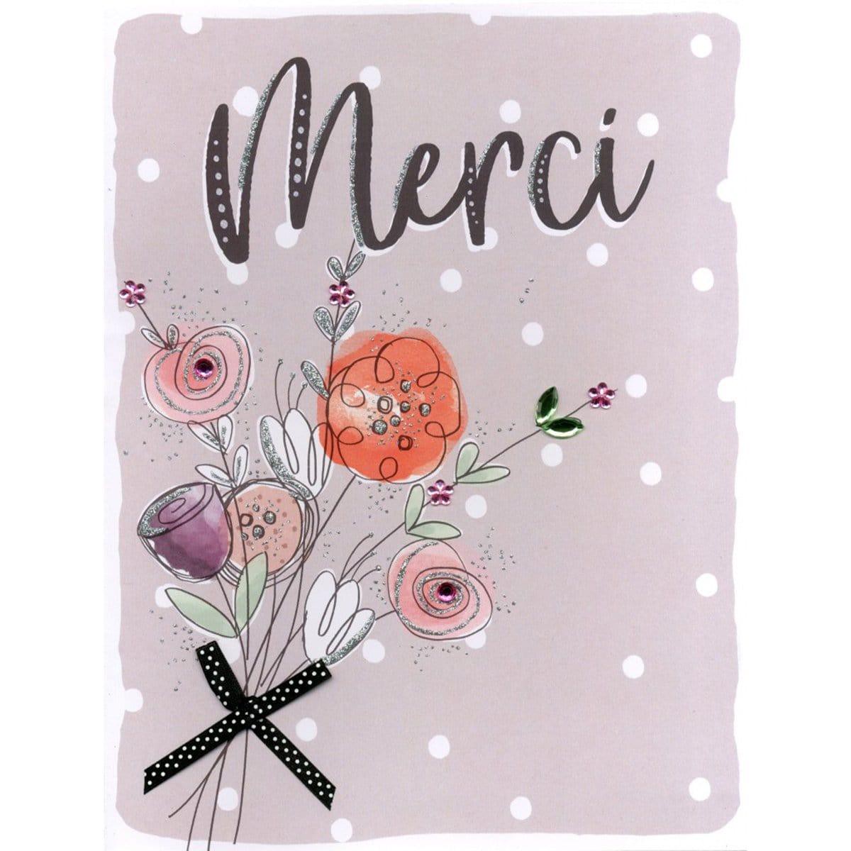 Gigantic Card - Merci Flowers