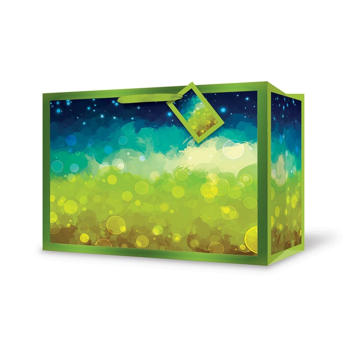 Premium Gift Bag Horizontal, 9 x 7 x 4 Inches, 1 Count