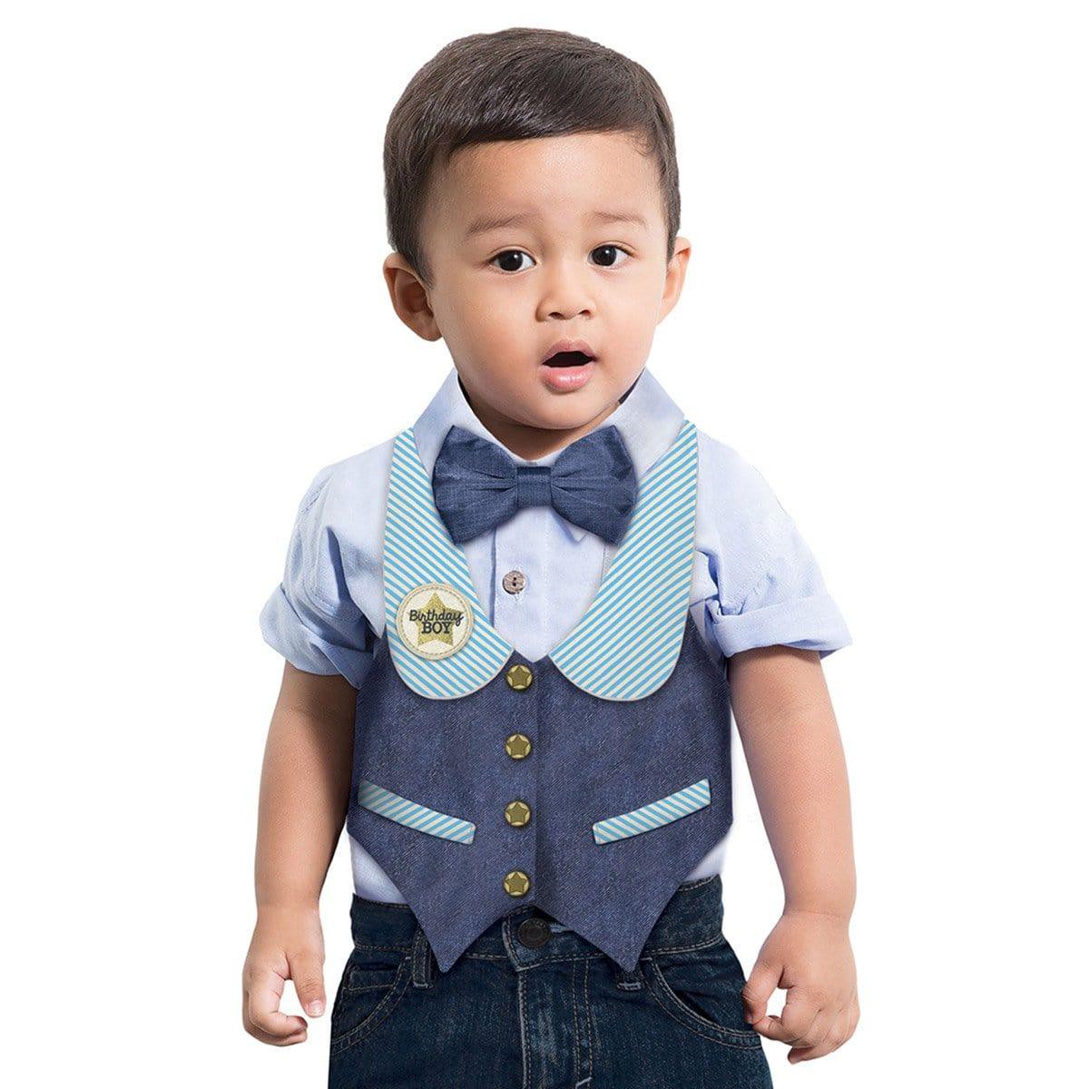 1st Birthday Boy - Vest & Bow Tie