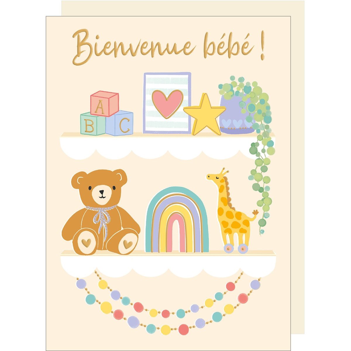 Gigantic Card, "Bienvenue Bb!", 1 Count