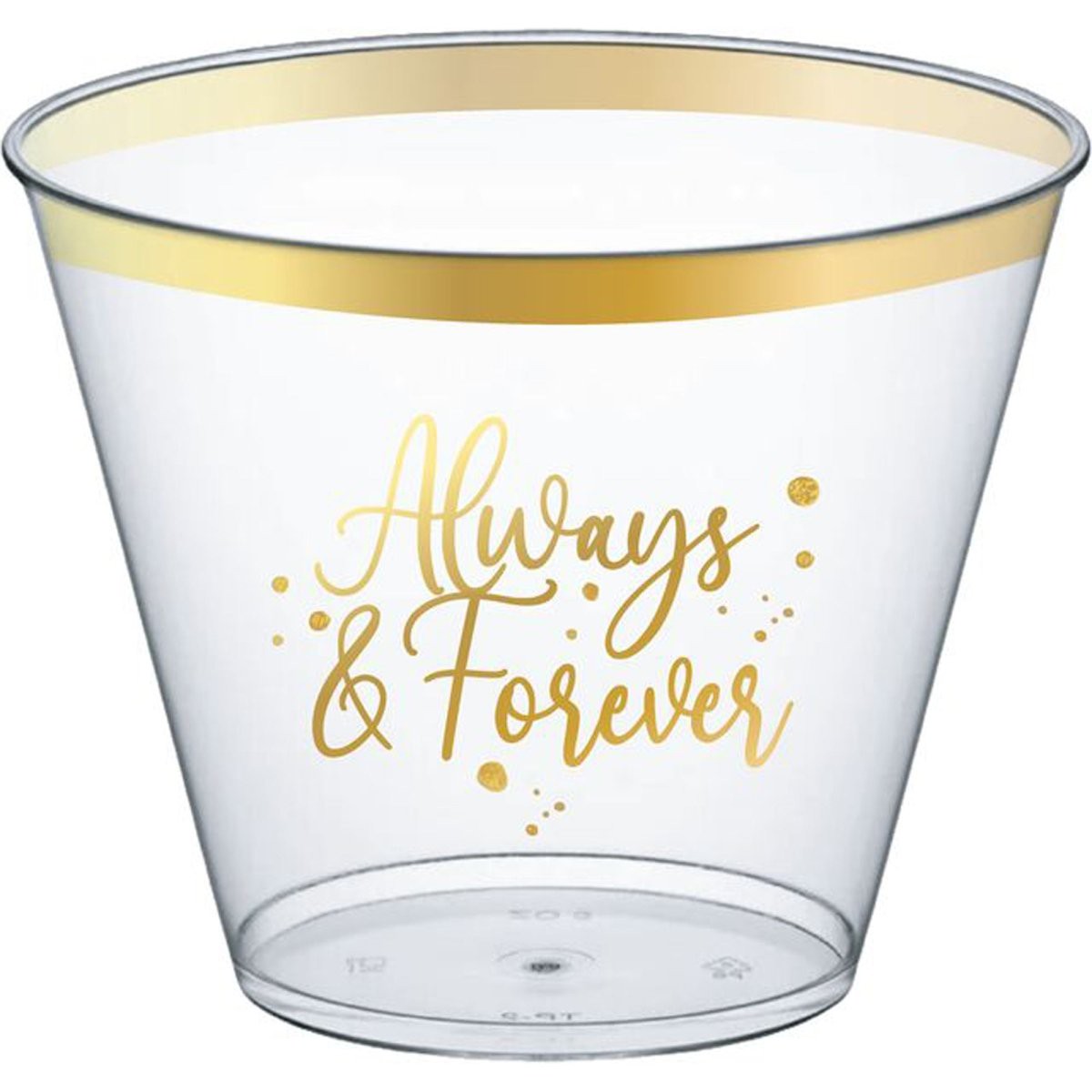 Love Always Party Plastic Cups, 9 Oz, 20 Count