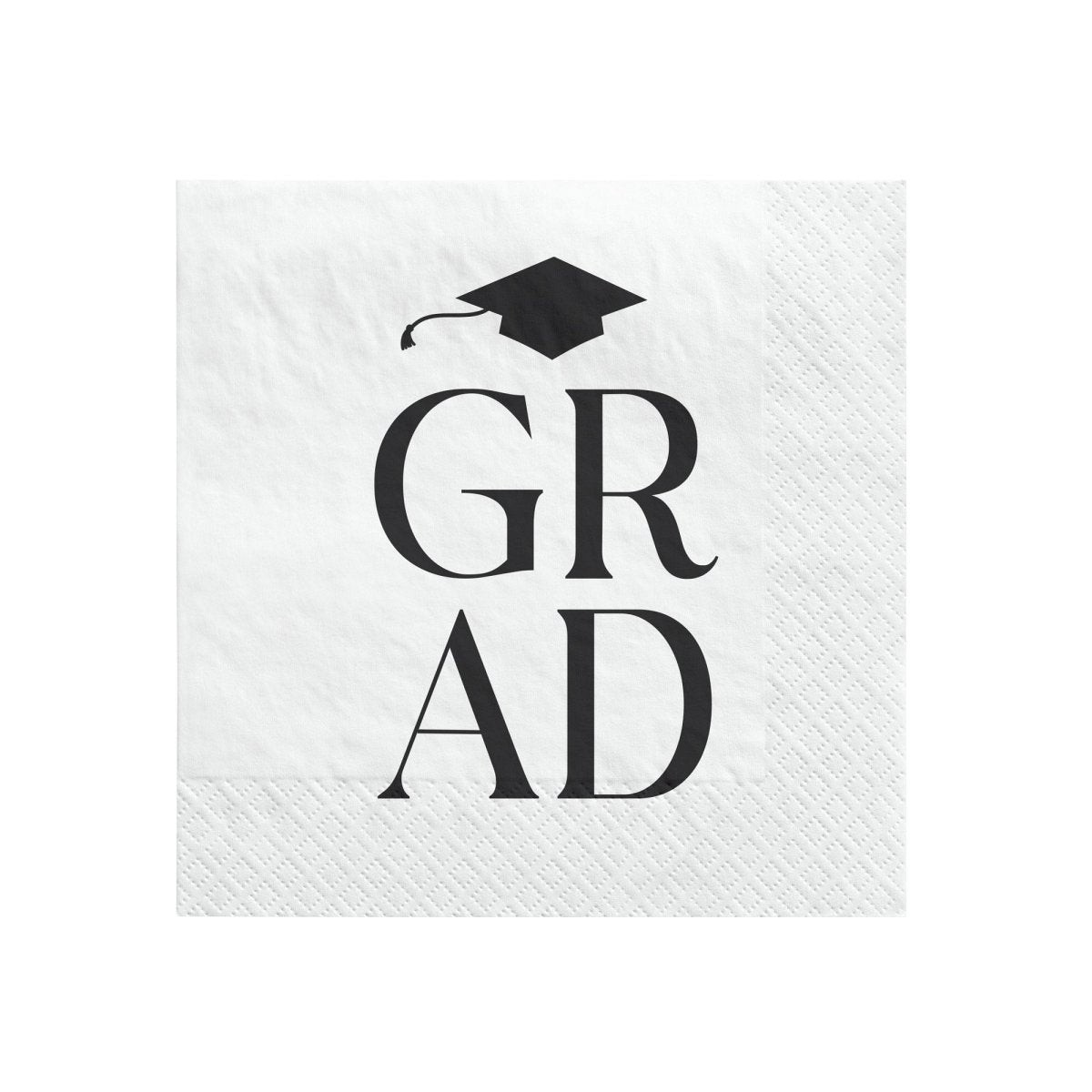 Classic Grad Small Beverage Napkins, 16 Count