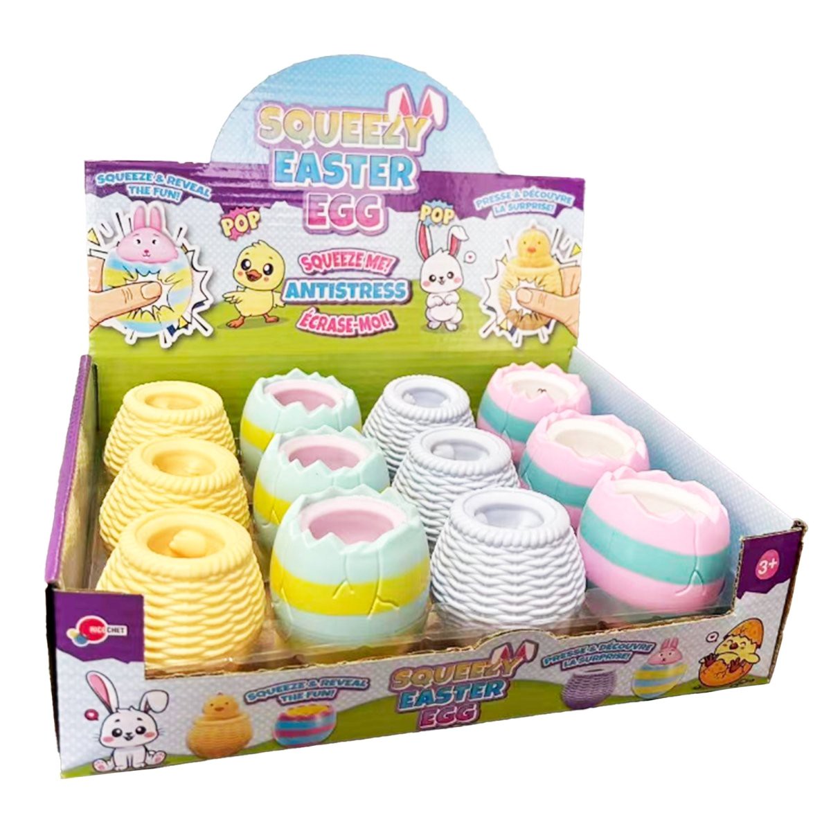Squeezy Easter Egg, Assortment, 1 Count