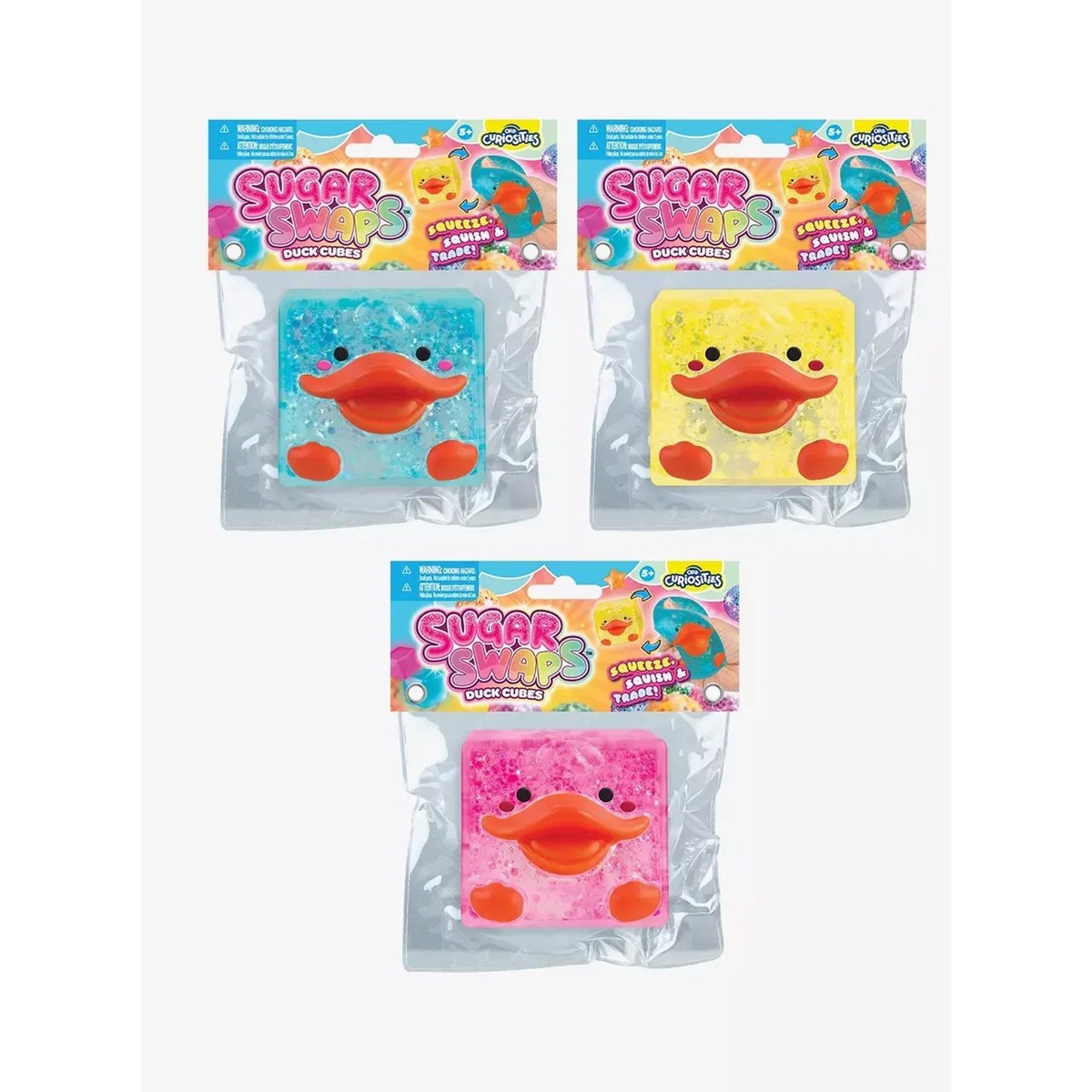 Sugar Swaps Duck Cubes Squishy Toy, Assortment, 1 Count
