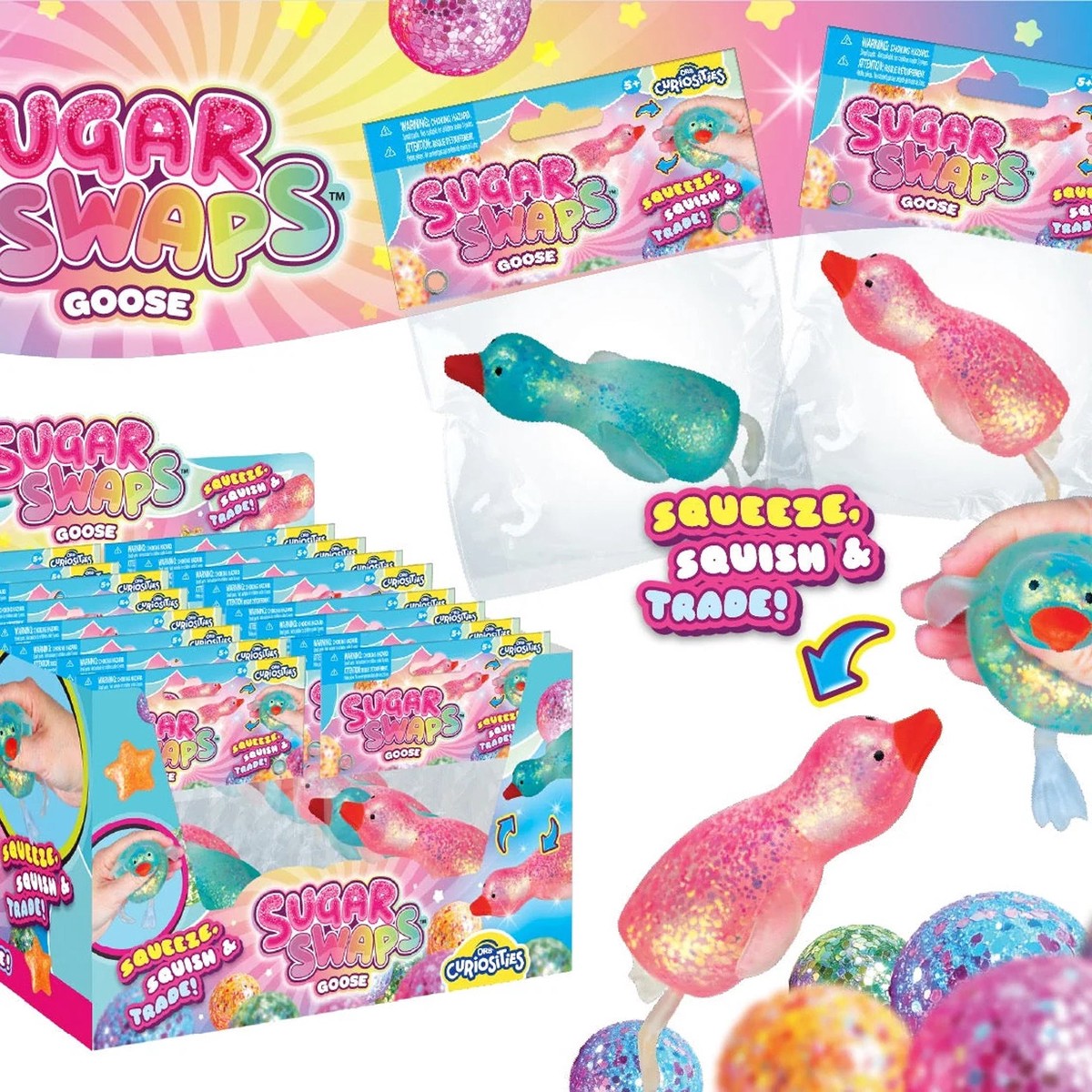 Sugar Swaps Goose Squishy Toy, Assortment, 1 Count