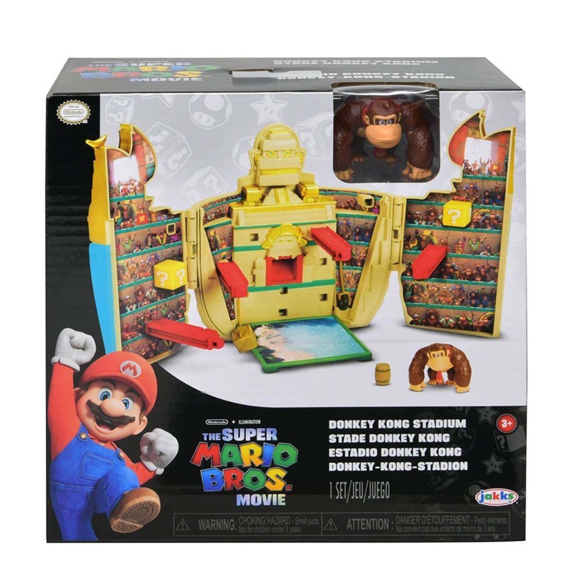 Super Mario Bros Movie Donkey Kong Stadium Set, Nintendo, 1 Count