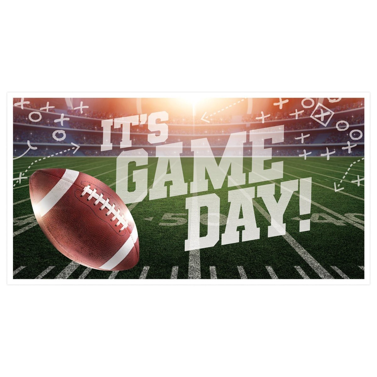 NFL Super Bowl Game On Banner, 65 X 33.5 Inches, 1 Count