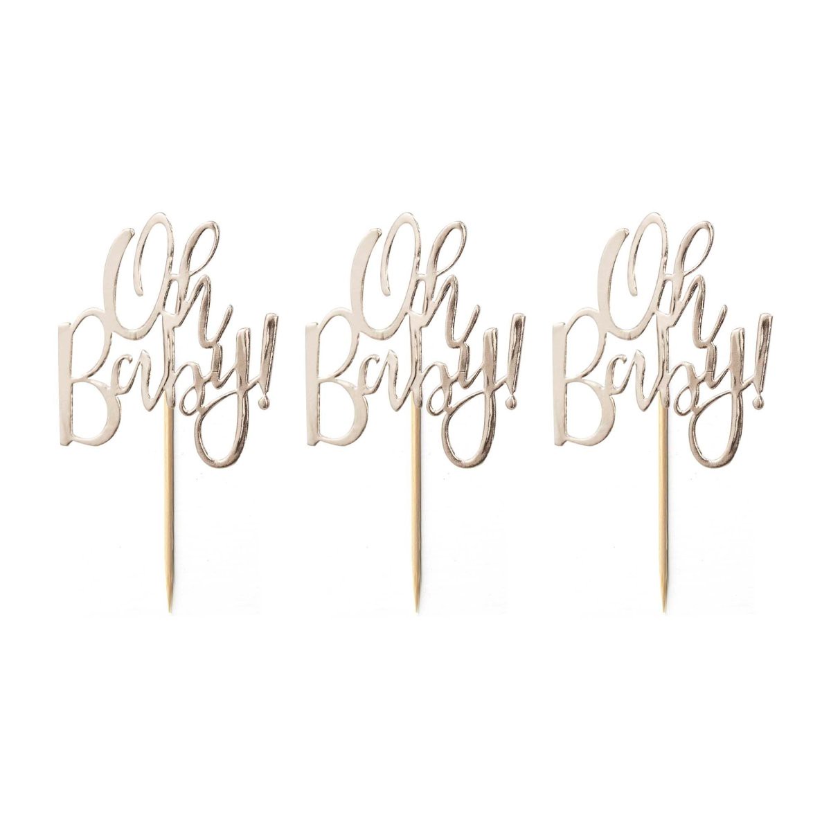 Oh Baby Cupcake Toppers, 12 Count