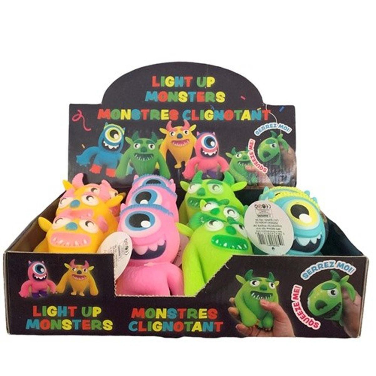 Squishy Monster Light Up, assorted, 1 count