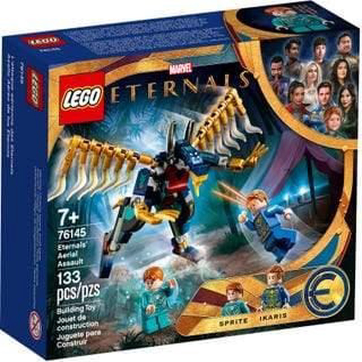 Eternal's Aerial Assault, Lego Marvel Eternals, Ages7+