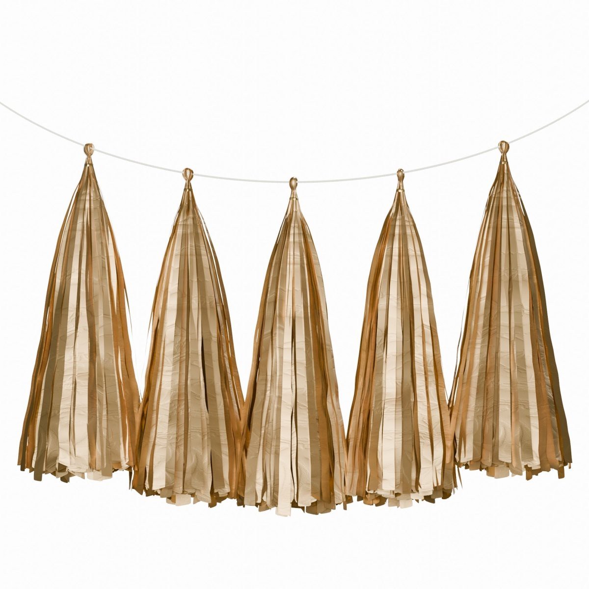 Gold Tassel Garland, 5 Count